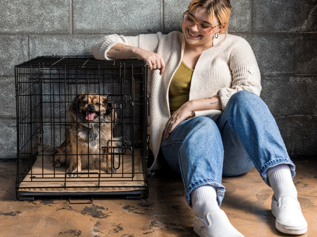 Dog crate with Pritremaro